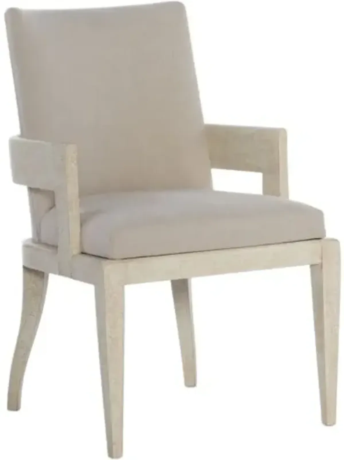 Cascade Upholstered Performance Arm Chair - Terrain - Hooker Furniture - Beige