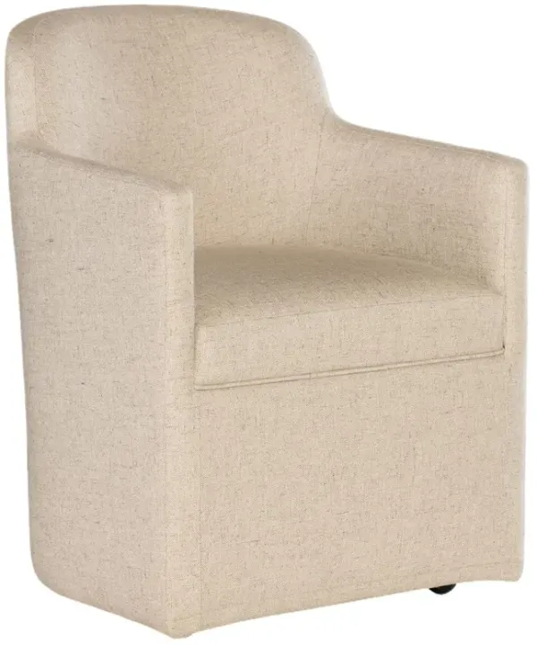 Izabela Upholstered Linen Arm Chair