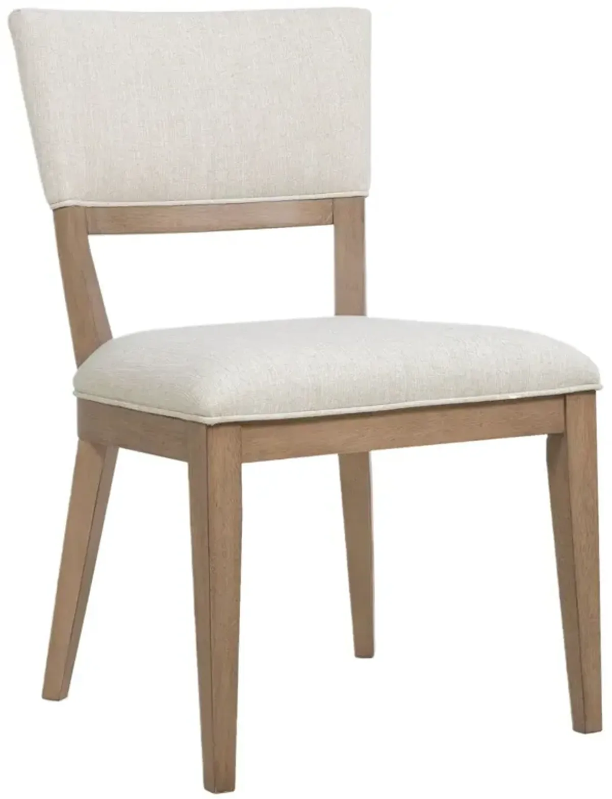 Sonnet Upholstered Linen Dining Side Chair, Wren/Savile Oatmeal
