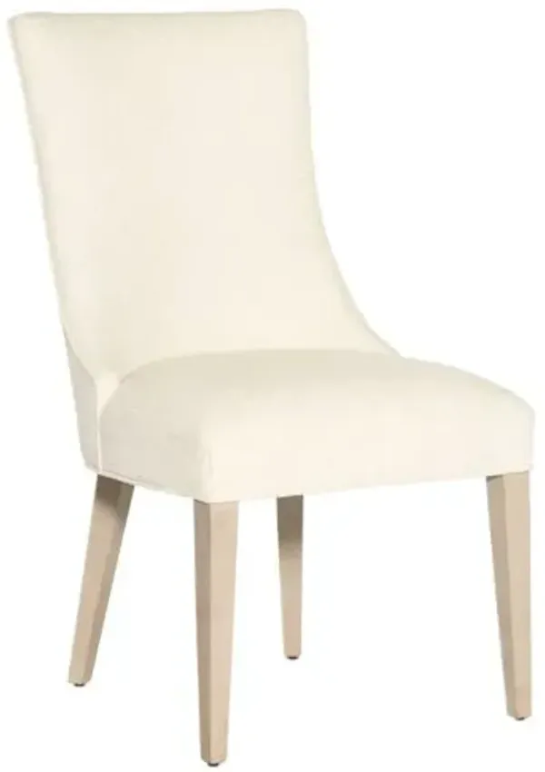 Westwood Upholstered Linen Tall Side Chair - Polished Limestone/Tillson Cloud - Hooker Furniture - Beige