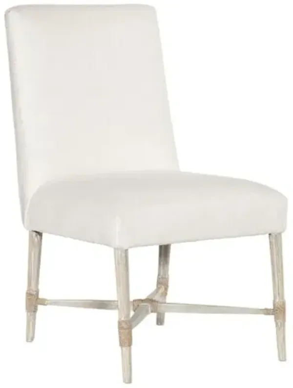 Serenity Boucle Upholstered Side Chair - Surf/Macrame Arctic - Hooker Furniture - Beige
