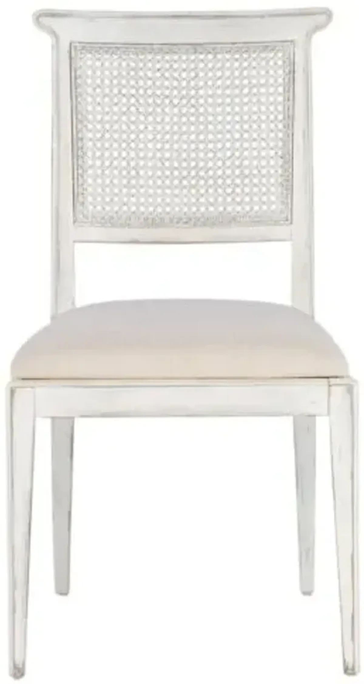Charleston Upholstered Linen Cane Back Side Chair - Hooker Furniture - Beige