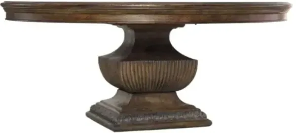 Rhapsody Round Dining Table - Walnut - Hooker Furniture