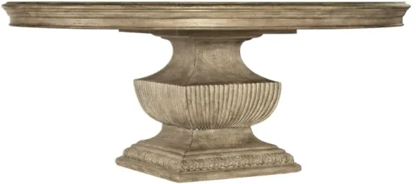 Castella 72" Round Urn Dining Table - Antique Slate - Hooker Furniture