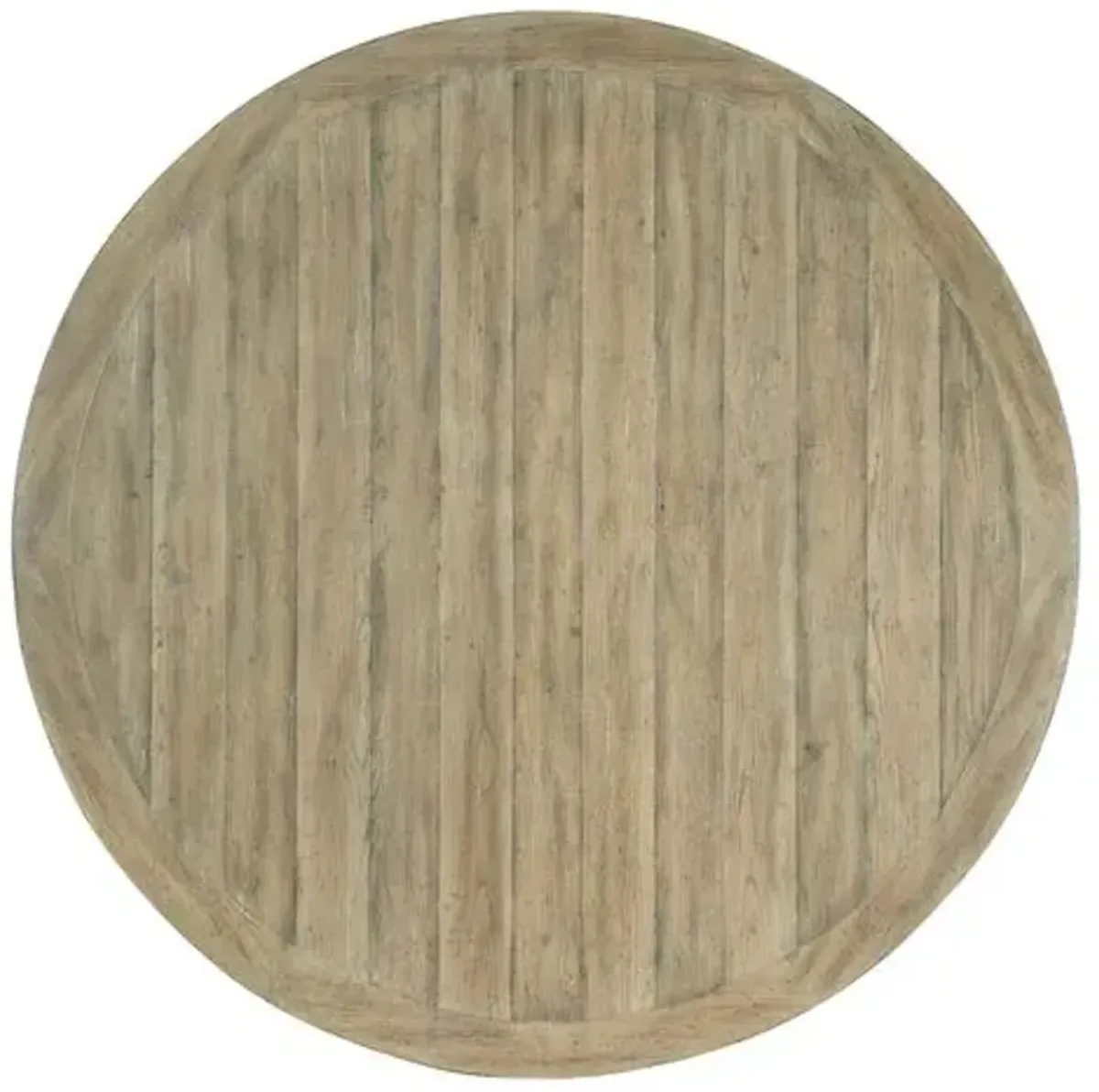 Surfrider Rattan Round Dining Table - Driftwood - Hooker Furniture