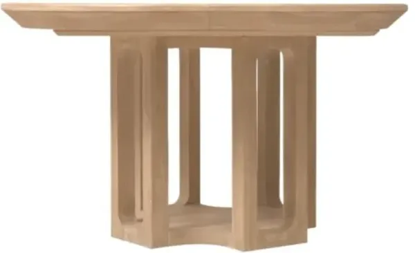 Banyon Bay Round Extension Dining Table - Desert Oak - Hooker Furniture