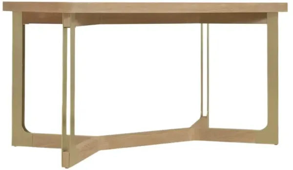 Banyon Bay Gathering Table, Desert Oak/Gold
