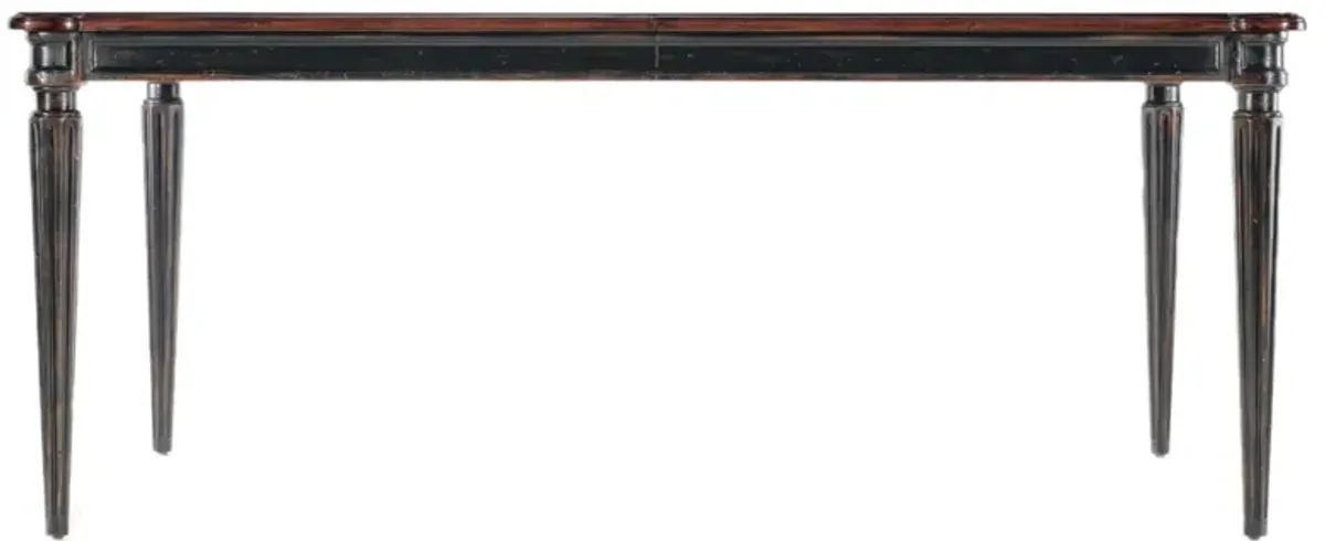 Charleston Leg Rectangular Extension Dining Table - Black Cherry - Hooker Furniture
