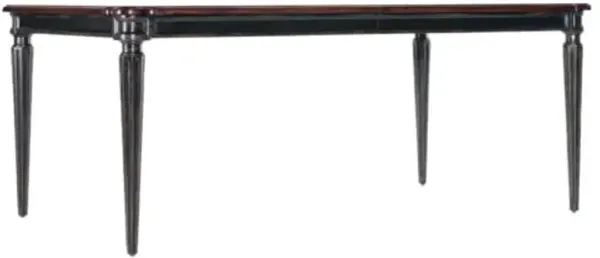 Charleston Leg Rectangular Extension Dining Table - Black Cherry - Hooker Furniture