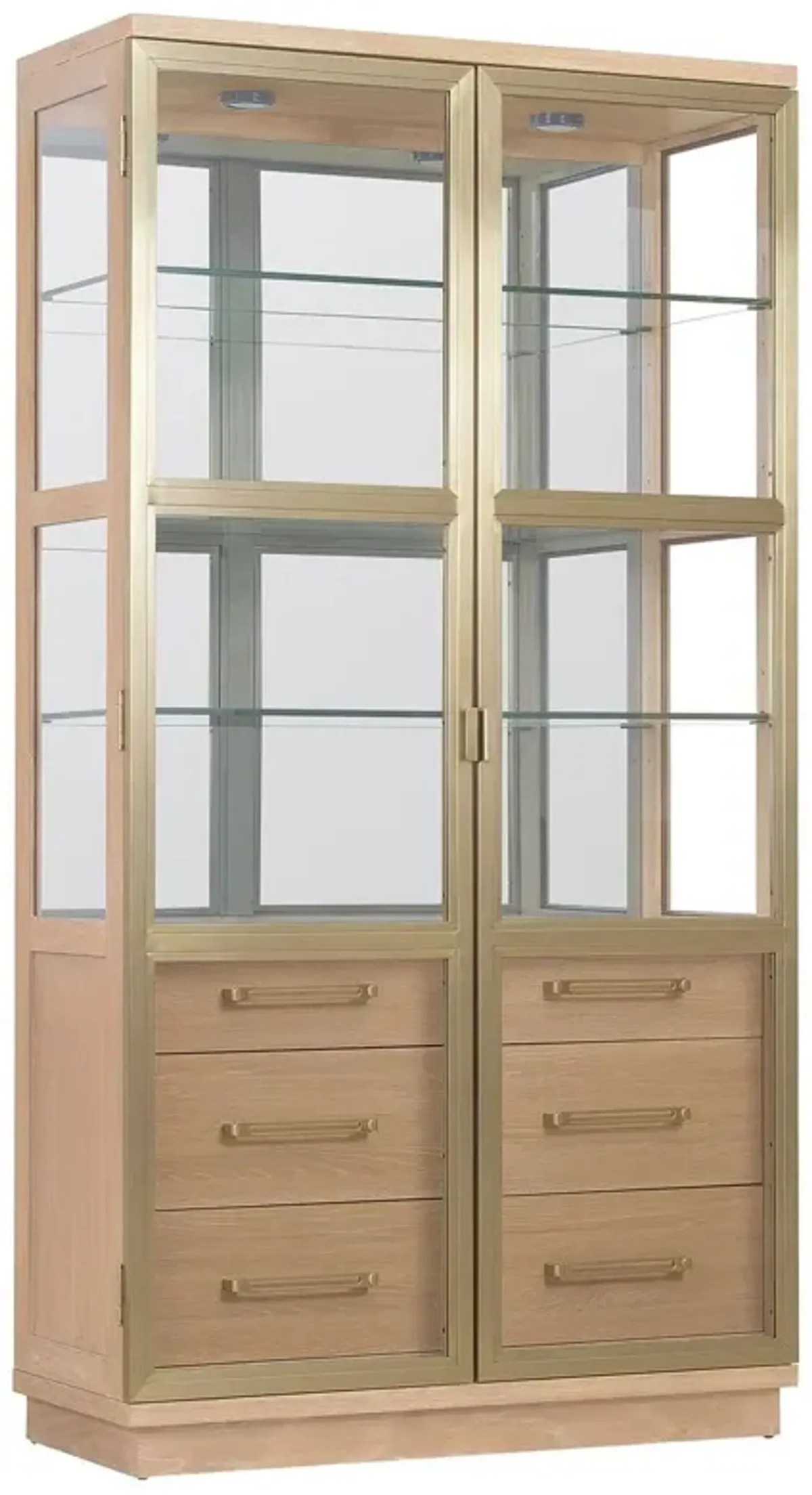 Banyon Bay Display Cabinet, Desert Oak