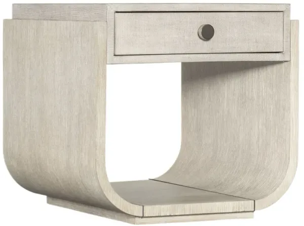 Modern Mood 1-Drawer Raffia End Table