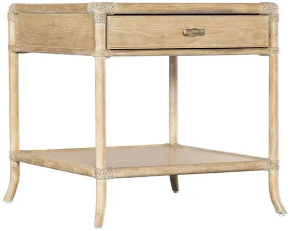 Retreat Pole Rattan End Table