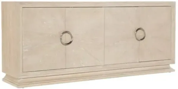 Nouveau Chic 4-Door Entertainment Console - Sandstone - Hooker Furniture - Beige