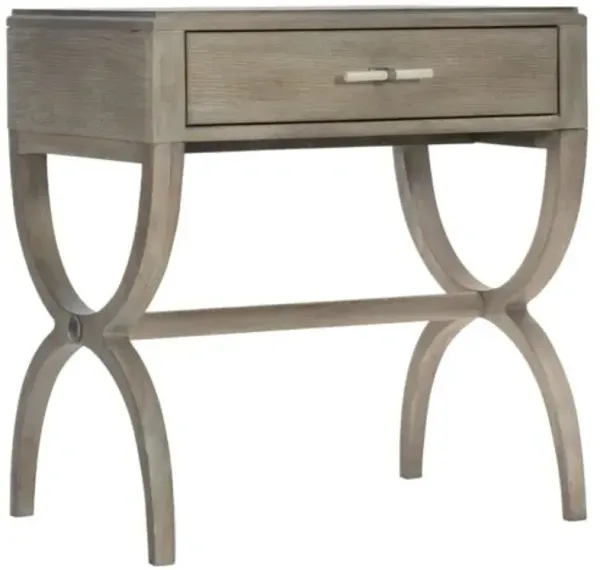 Affinity Leg Nightstand - Gray - Hooker Furniture