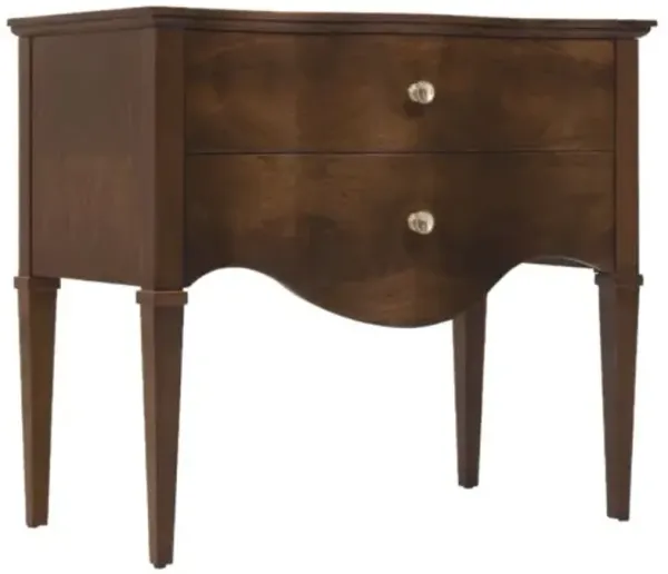 Archives 2-Drawer Nightstand - Dark Brown - Hooker Furniture