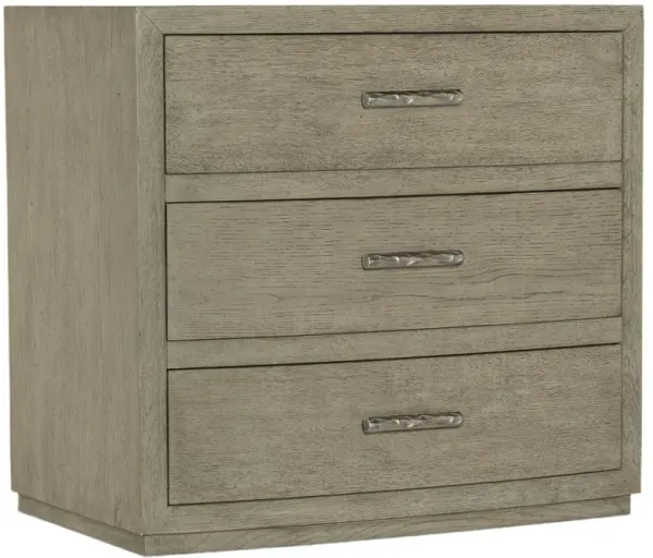 Linville Falls Ashford 3-Drawer Nightstand, Mink