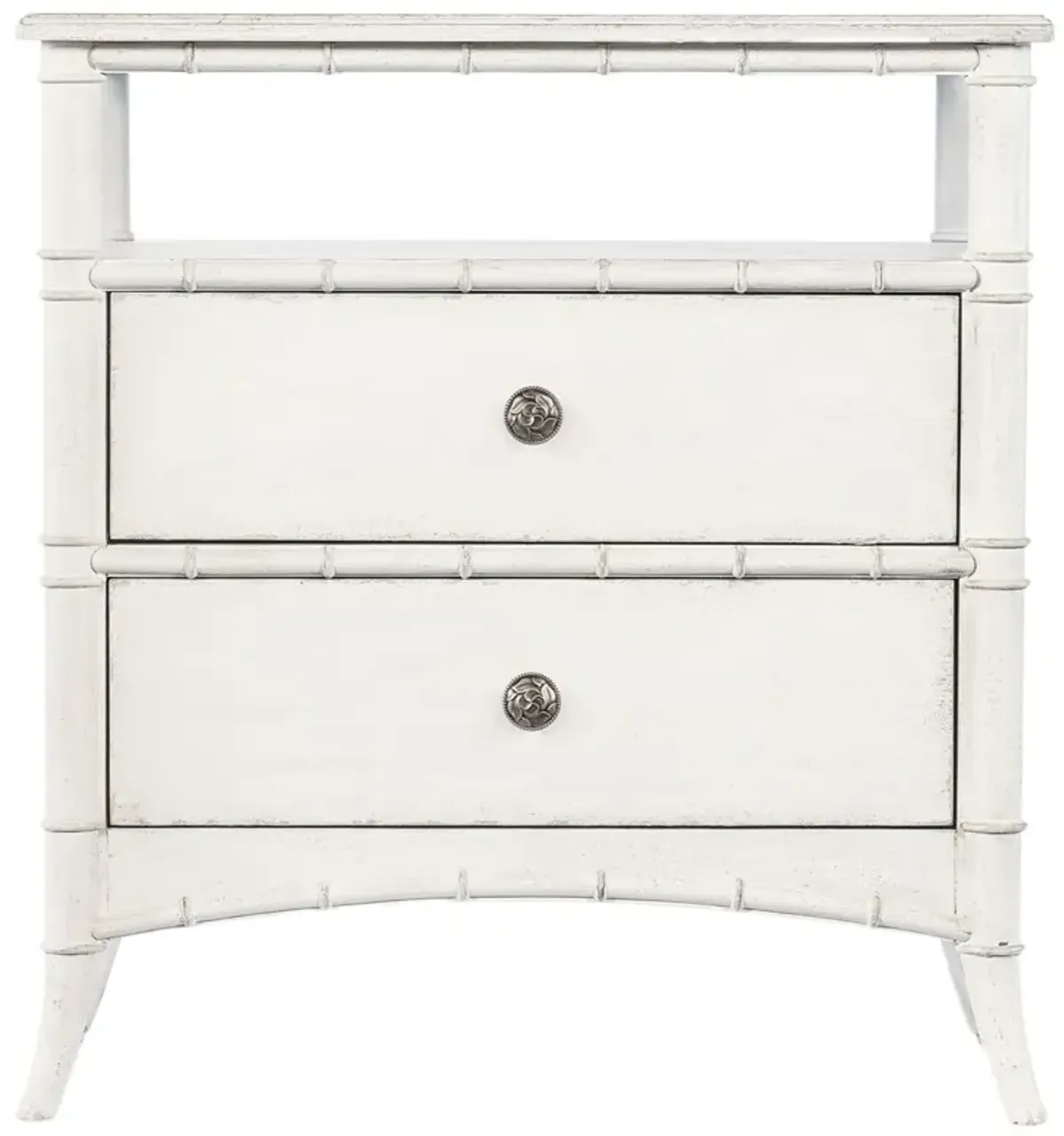 Charleston Nightstand, White Heron