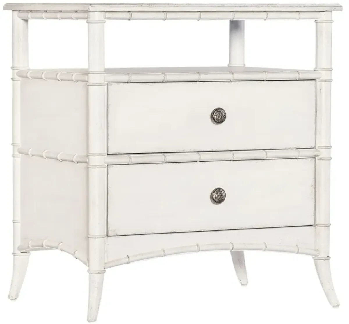 Charleston Nightstand, White Heron