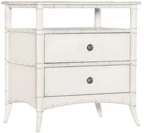 Charleston Nightstand, White Heron