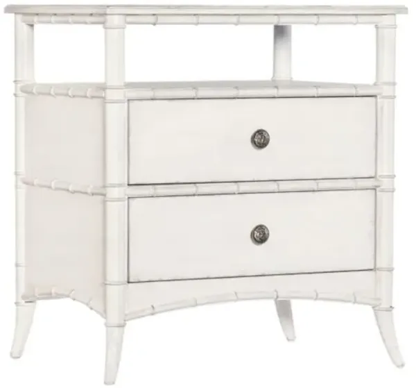 Charleston Nightstand - White Heron - Hooker Furniture