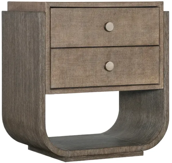 Modern Mood Raffia 2-Drawer Nightstand
