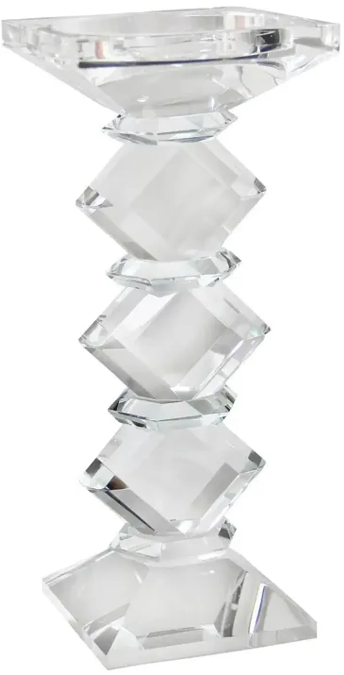 Sarenna Crystal Candleholder, Clear
