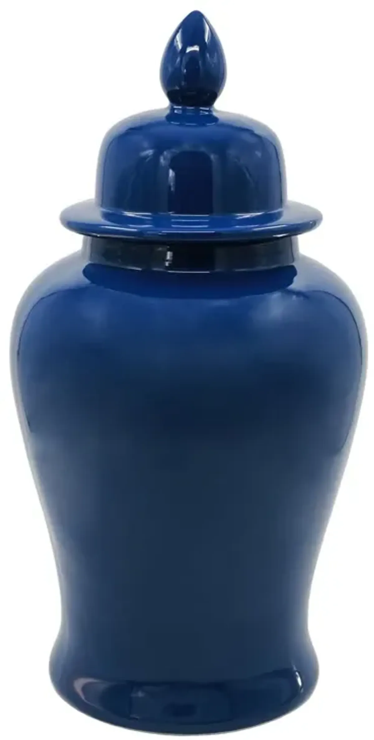 Kallista Porcelain Italian Cayanne Jar, Blue