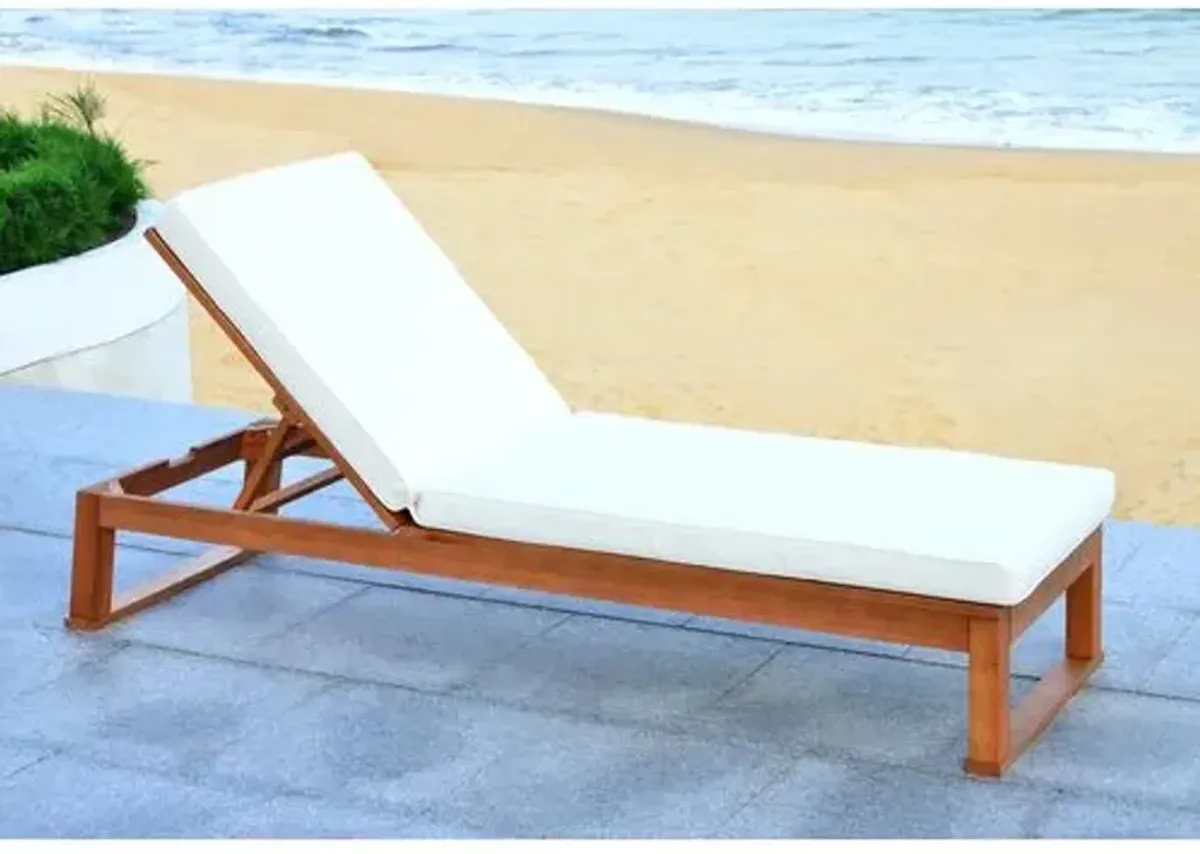 Jessen Outdoor Sunlounger - Beige