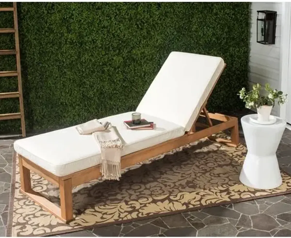 Jessen Outdoor Sunlounger - Beige