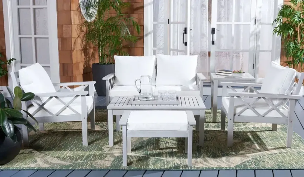 Nicasia 6 Pc Acacia Outdoor Living Set