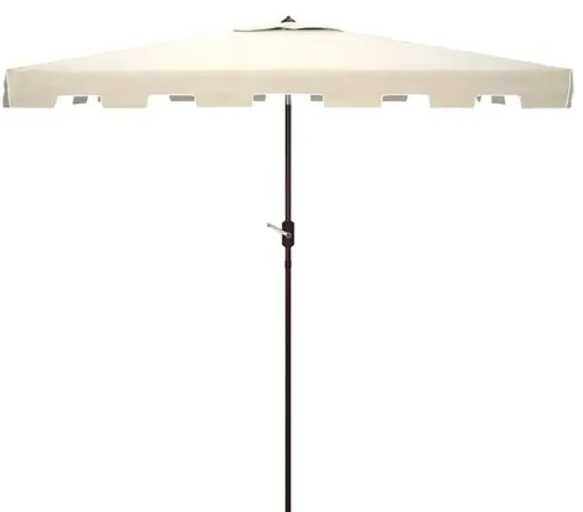 Quintus Outdoor 6.5x10 Ft Rectangular Crank Umbrella - Beige