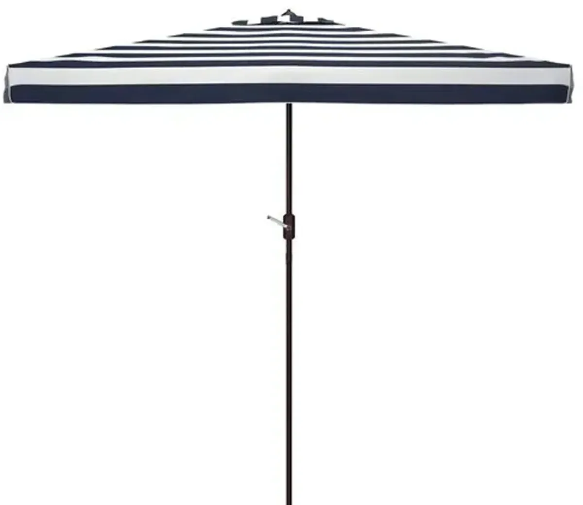 Yarrow Outdoor 6.5x10 Rectangular Umbrella - Black/White