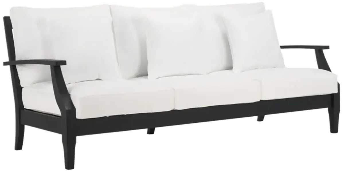 Kairo Outdoor Eucalyptus Patio Sofa