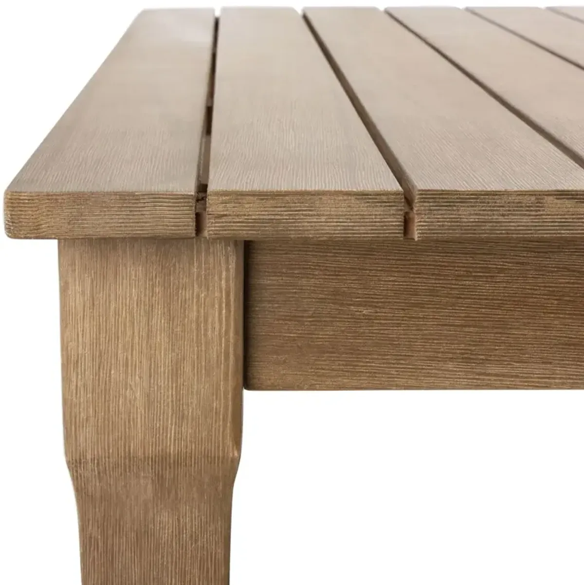 Weylin Outdoor Eucalyptus Dining Table, Natural