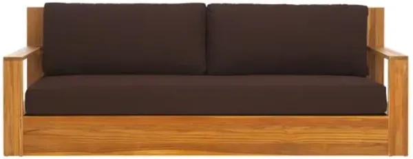 Gavriel Outdoor Teak Patio Sofa