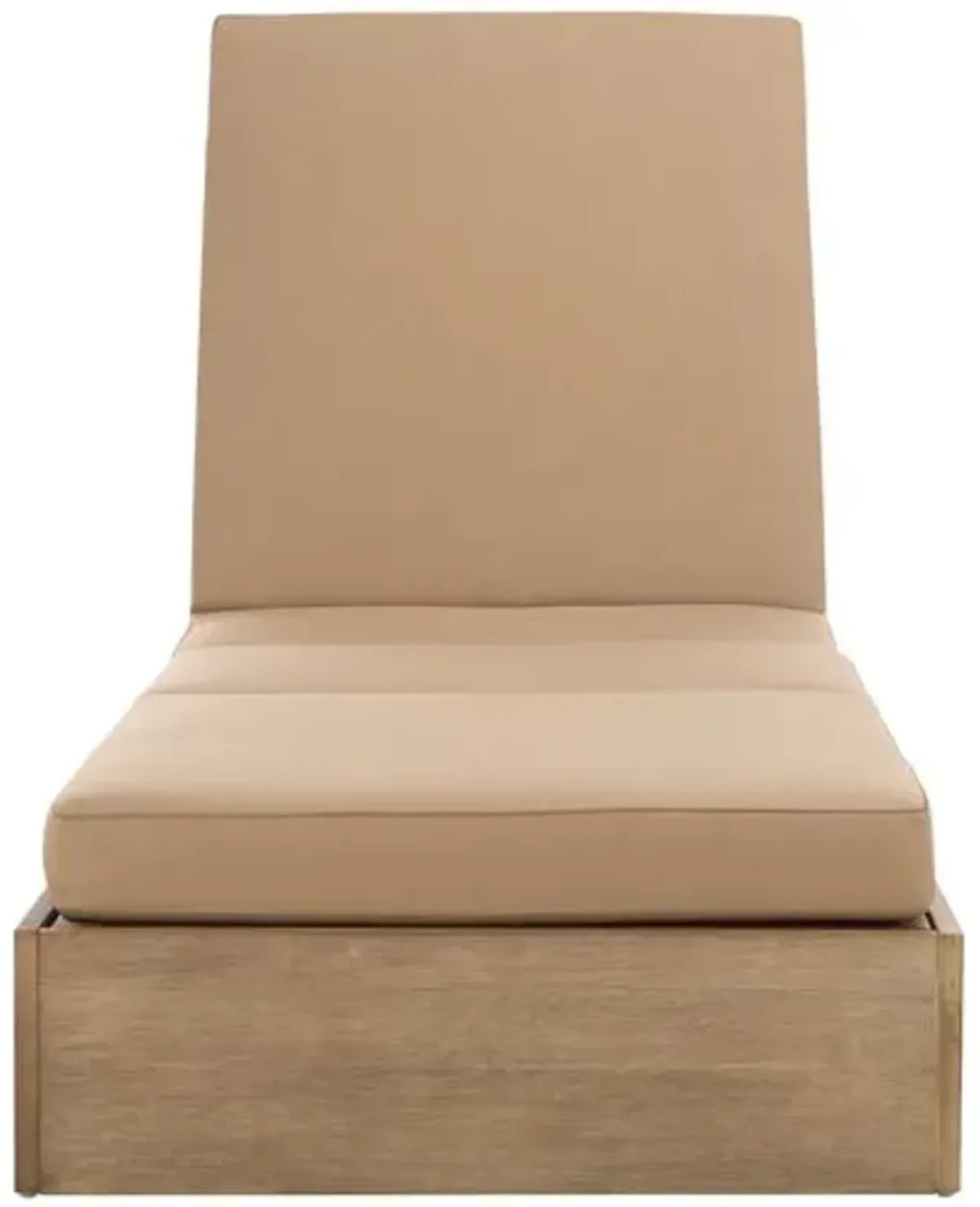 Paxton Outdoor Eucalyptus Chaise Lounge - Brown - Comfortable, Sturdy, Stylish