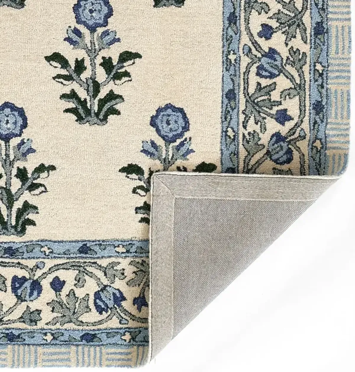 Dover Hand Tufted Wool Rug, Blue