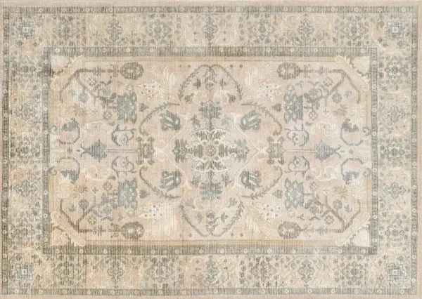 Lunar Wool/Viscose Hand Loomed Rug, Beige