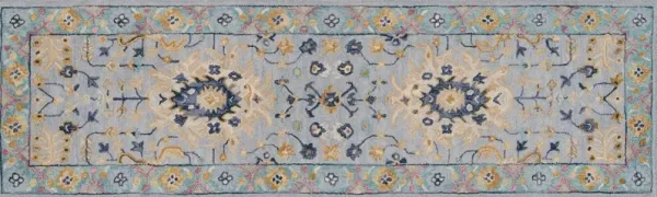 Tangier Hand Tufted Wool Rug, Blue