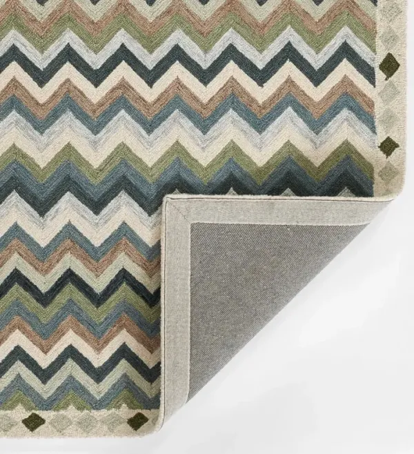 Abbot Zig Zag Hand Tufted Wool Rug
