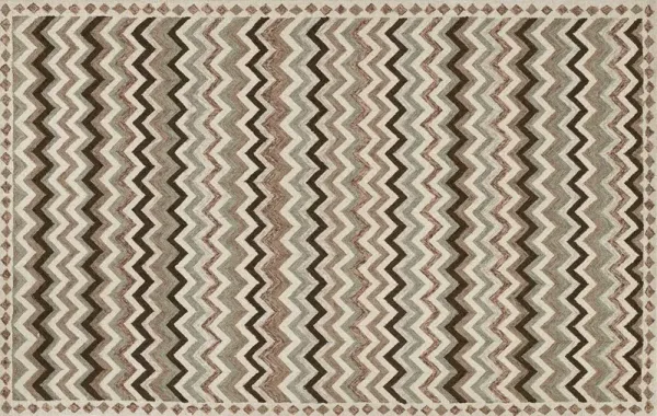 Abbot Zig Zag Hand Tufted Wool Rug