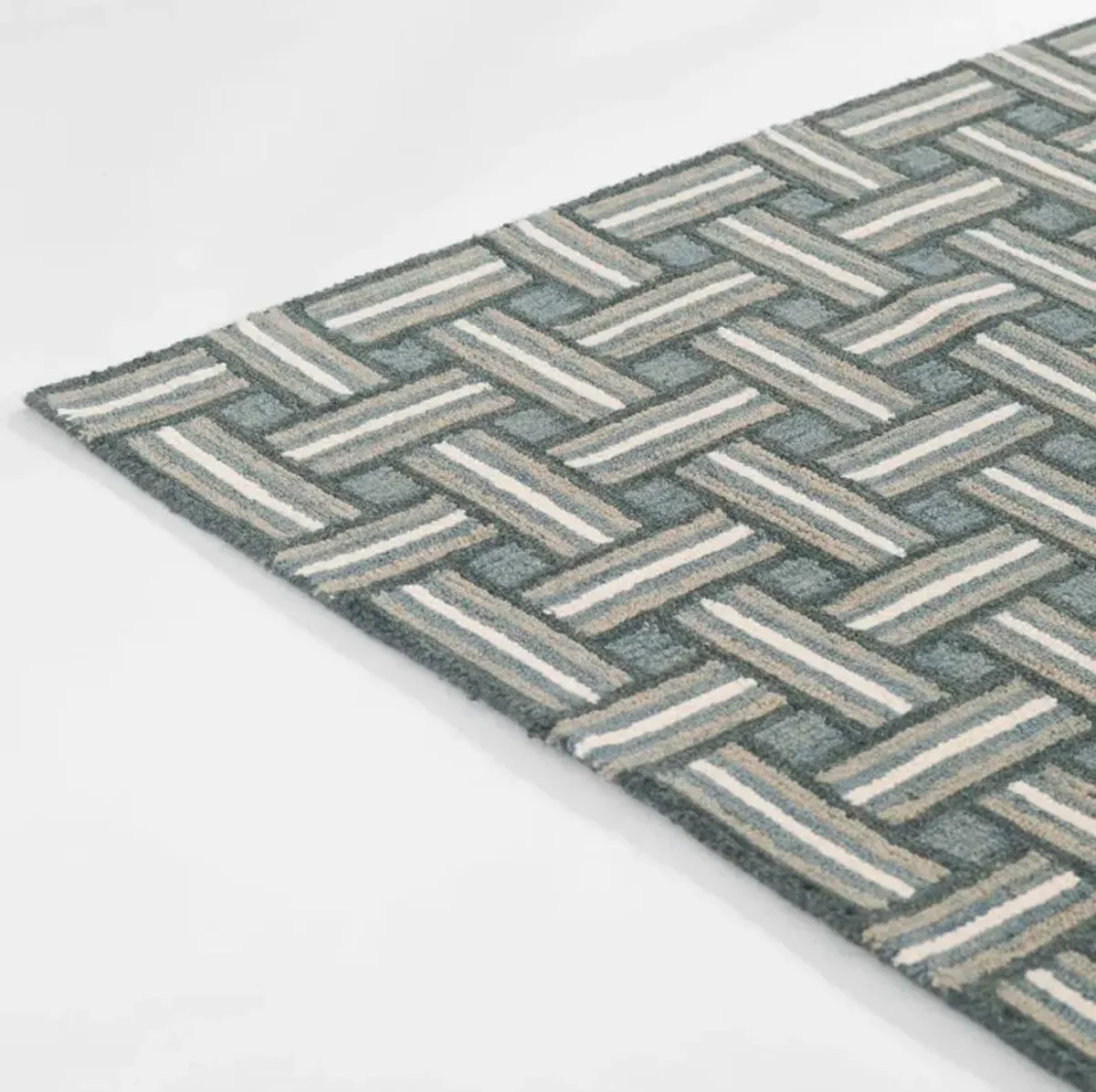 Abbot Weave Hand Tufted Wool Rug 