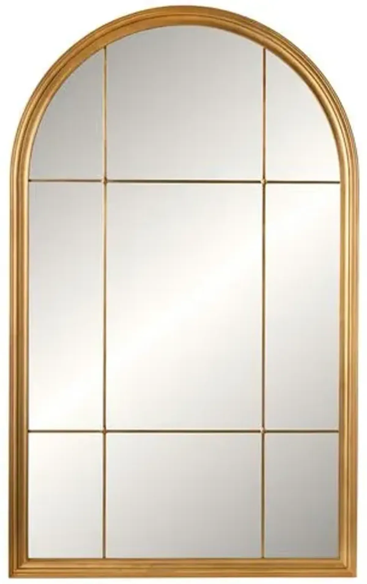 Chamberlyn 55" x 90" Wooden Floor Mirror - Gold Leaf Bullion