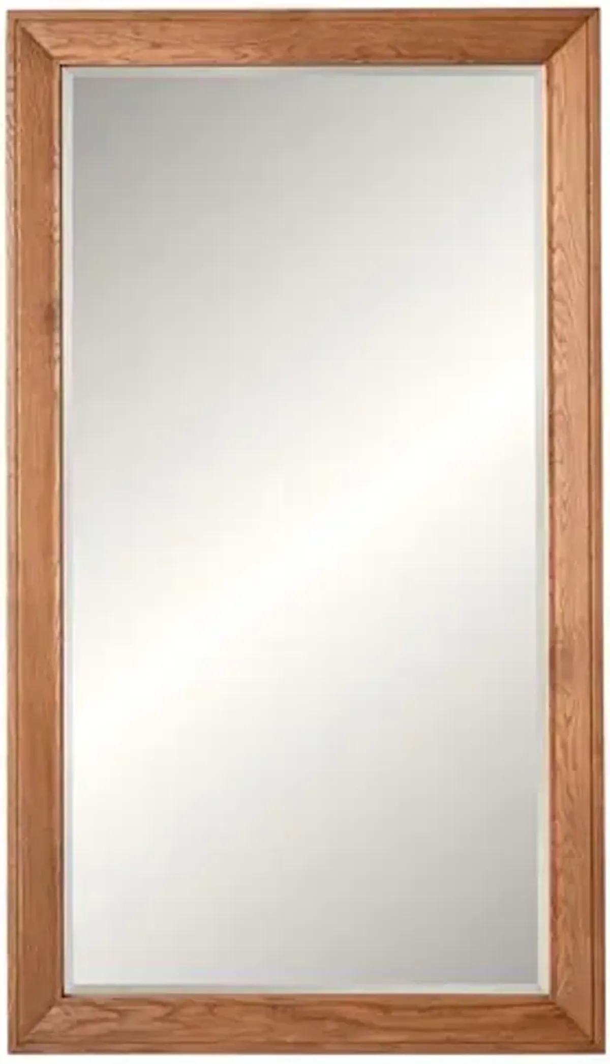 Calya 41" x 66" Oak Floor Mirror - Brown
