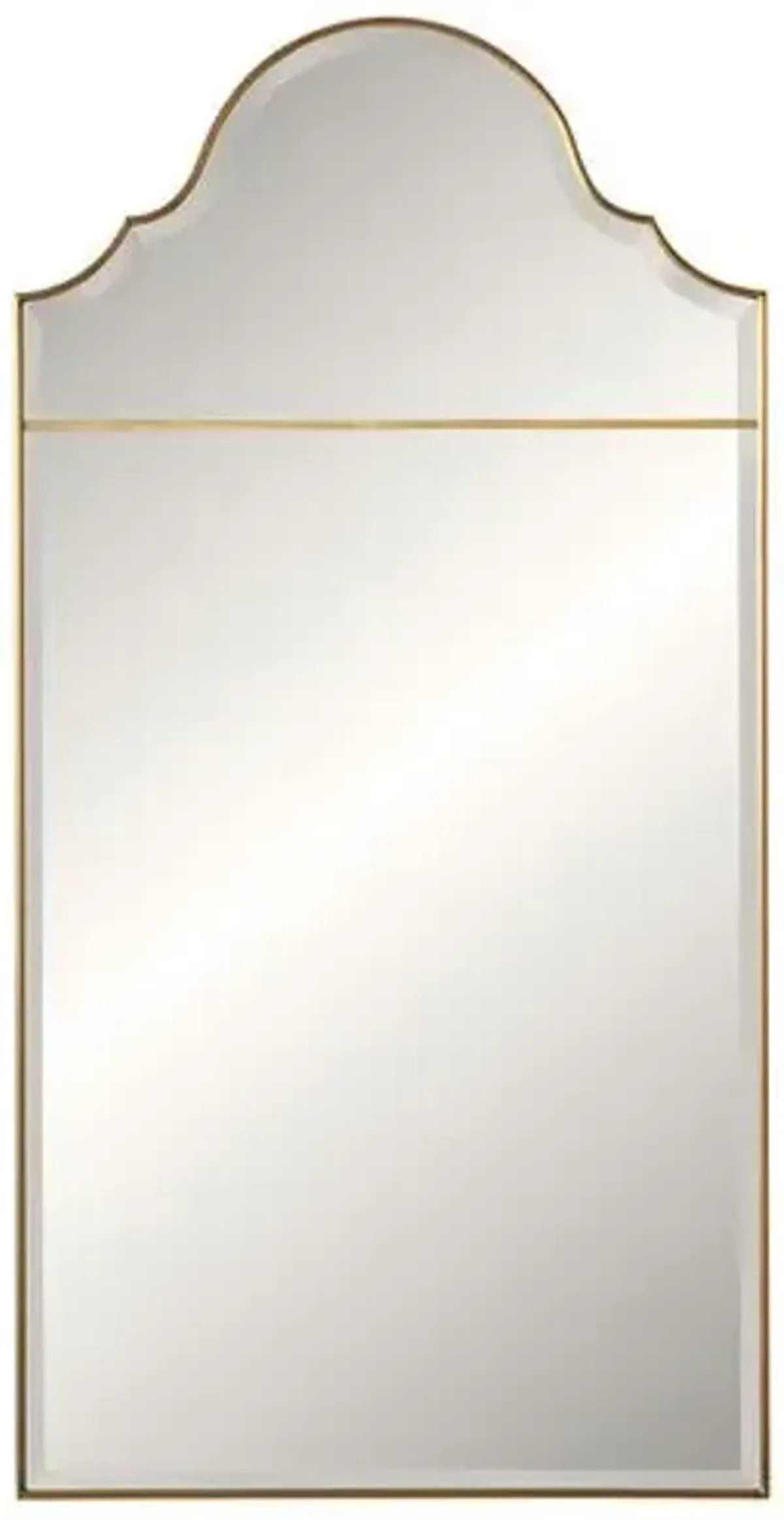 Odran 30" x 59" Wall Mirror - Light Brushed Brass