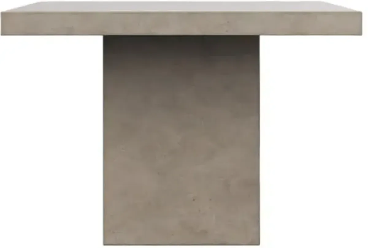 Elwood Indoor/Outdoor Square Concrete Dining Table - Handcrafted