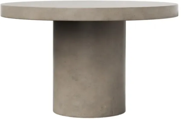 Elwood Indoor/Outdoor Round Concrete Dining Table