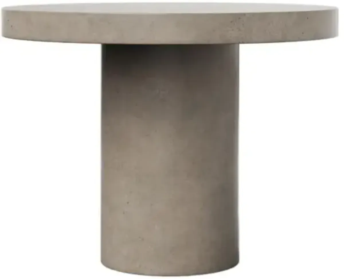 Elwood Indoor/Outdoor Round Concrete Dining Table - Handcrafted