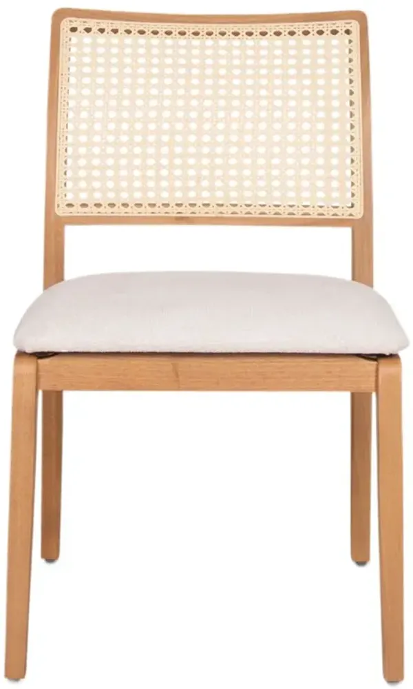 Set of 2 Riviera Cane Side Chairs - Brown