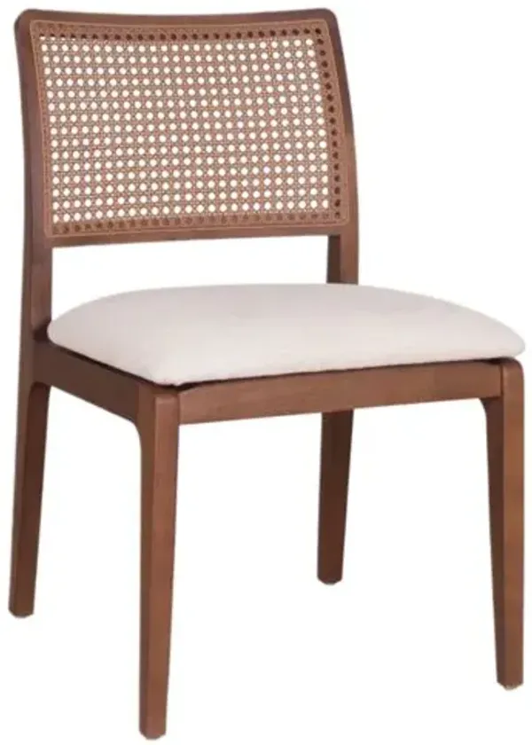 Riviera Cane Dining Side Chair - Brown